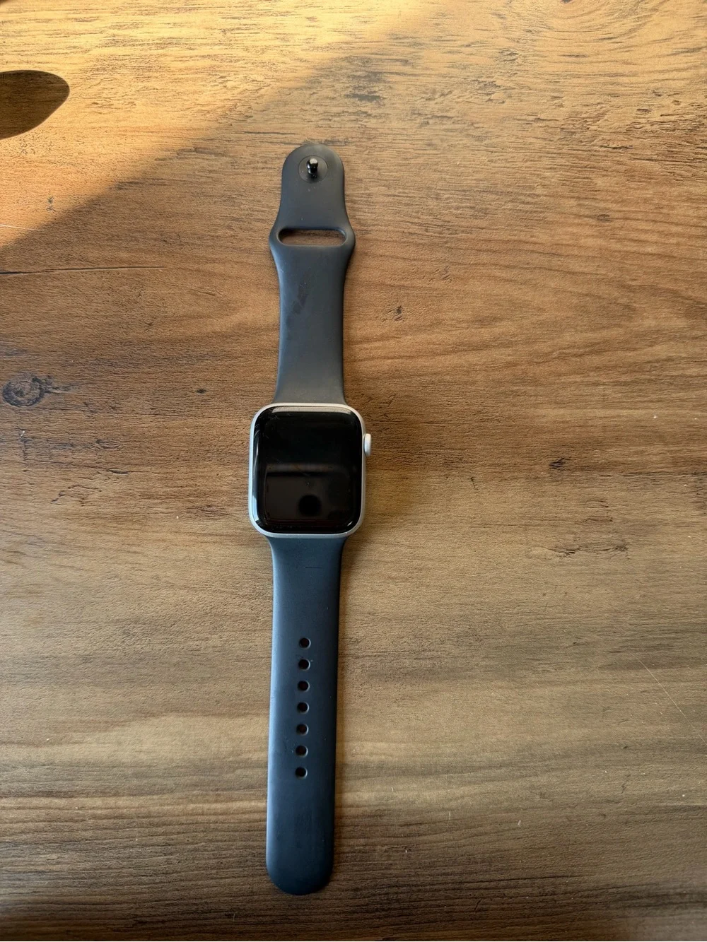 Apple Watch in Black with Silicone Sport Band
